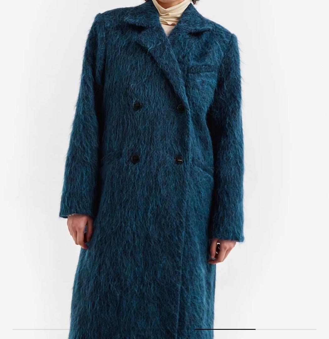 ジャケット・アウター GANNI Fluffy Wool Coat 38