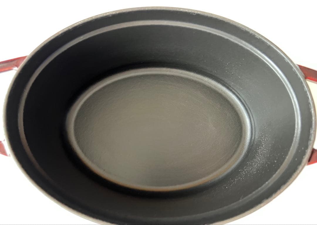 Staub ストウブ 鍋 オバール グレナディンレッド 23cm