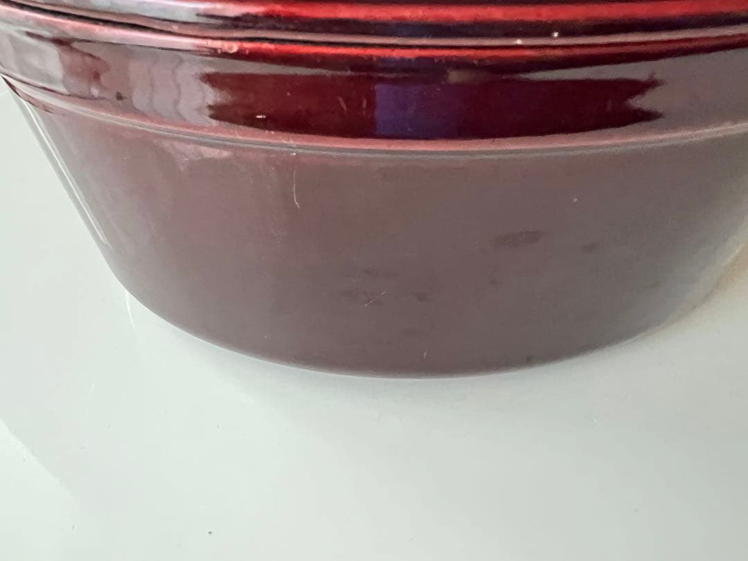 Staub ストウブ 鍋 オバール グレナディンレッド 23cm