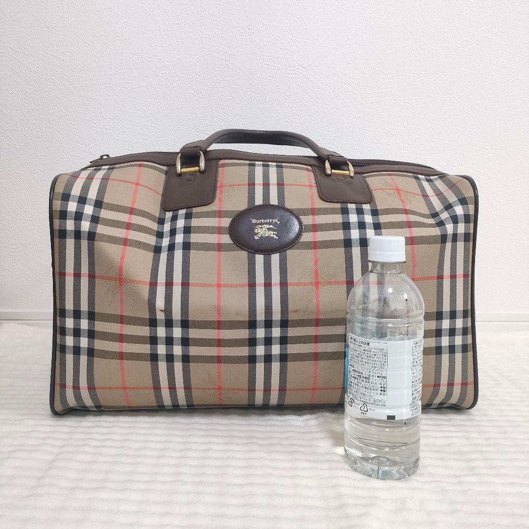Burberrys バーバリー ノバチェック ボストン ラージ ヴィンテージ