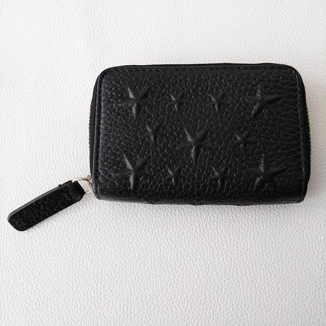 ジミーチュウ　ケース　小銭入れ　スターモチーフ　星　エンボスレザー