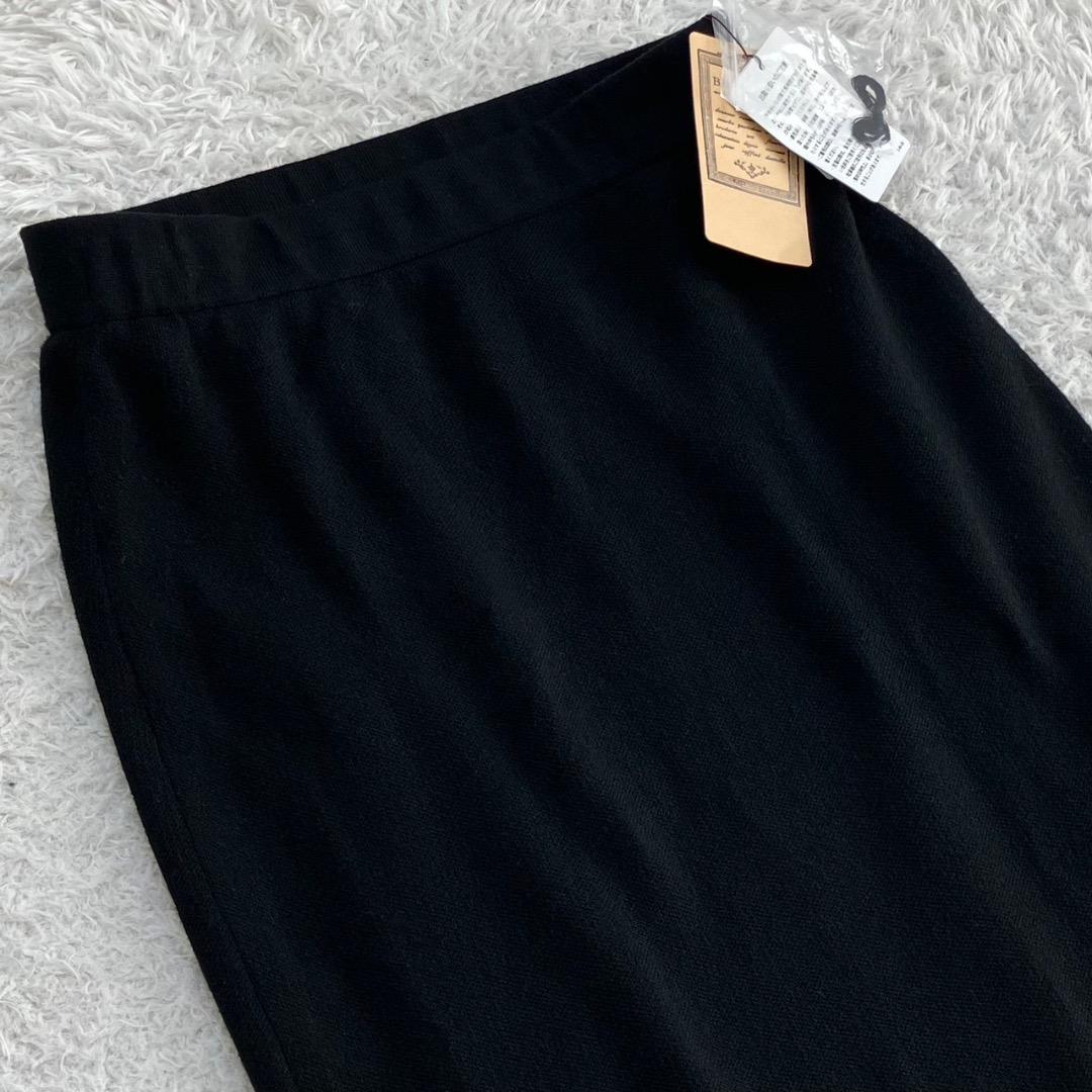 新品タグ付き✨24SS✨ビアズリー チュチュニットスカート 洗える ブラック 黒