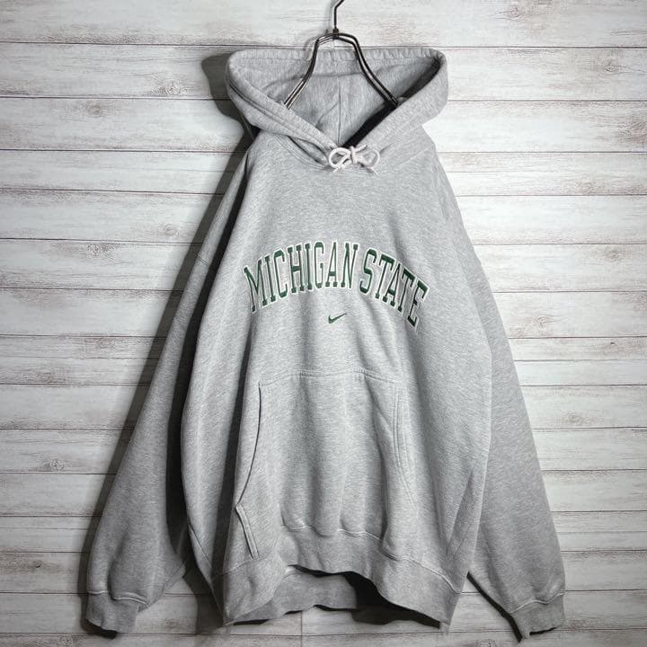 【入手困難!!】ナイキ ✈︎刺繍 アーチロゴ ミシガン ゆるだぼ 白タグ 裏起毛