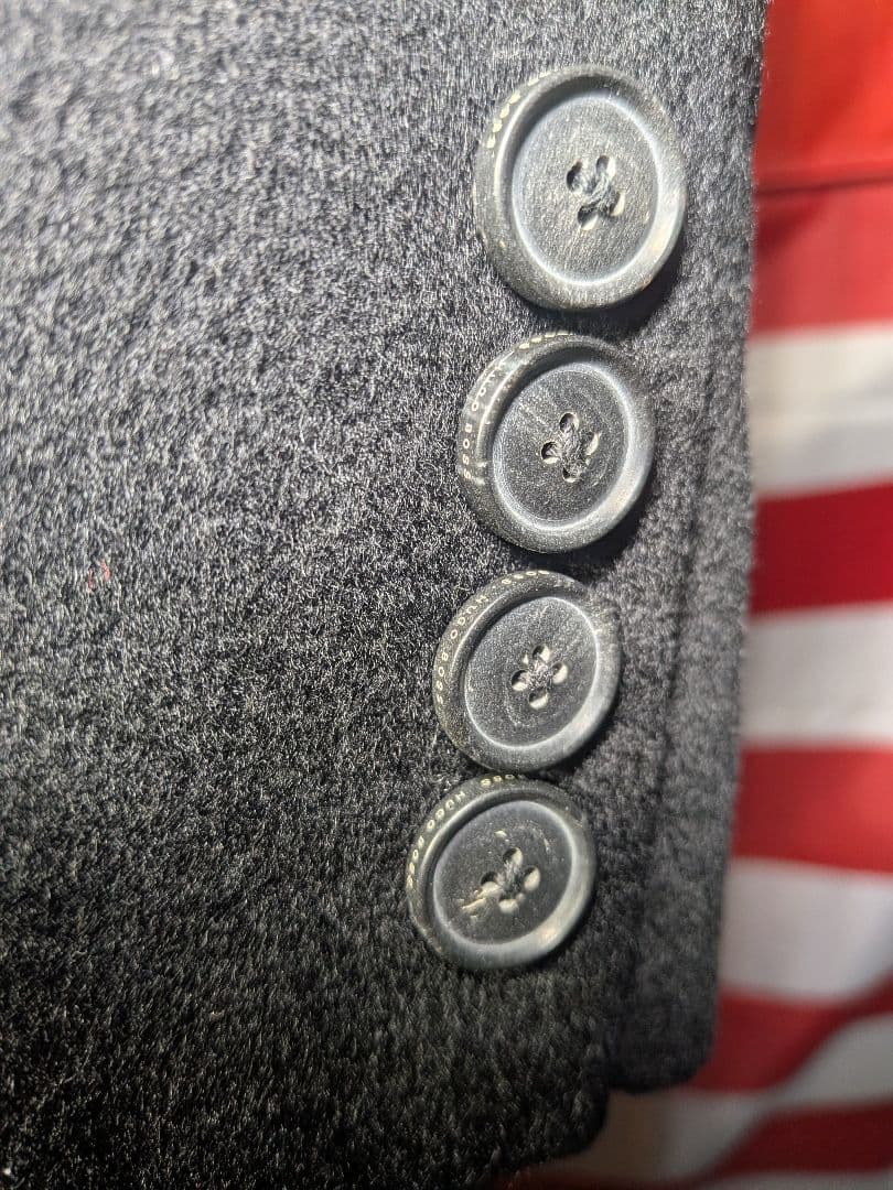 ヒューゴボス HUGO BOSS チェスターコート 黒 カシミヤ 100％