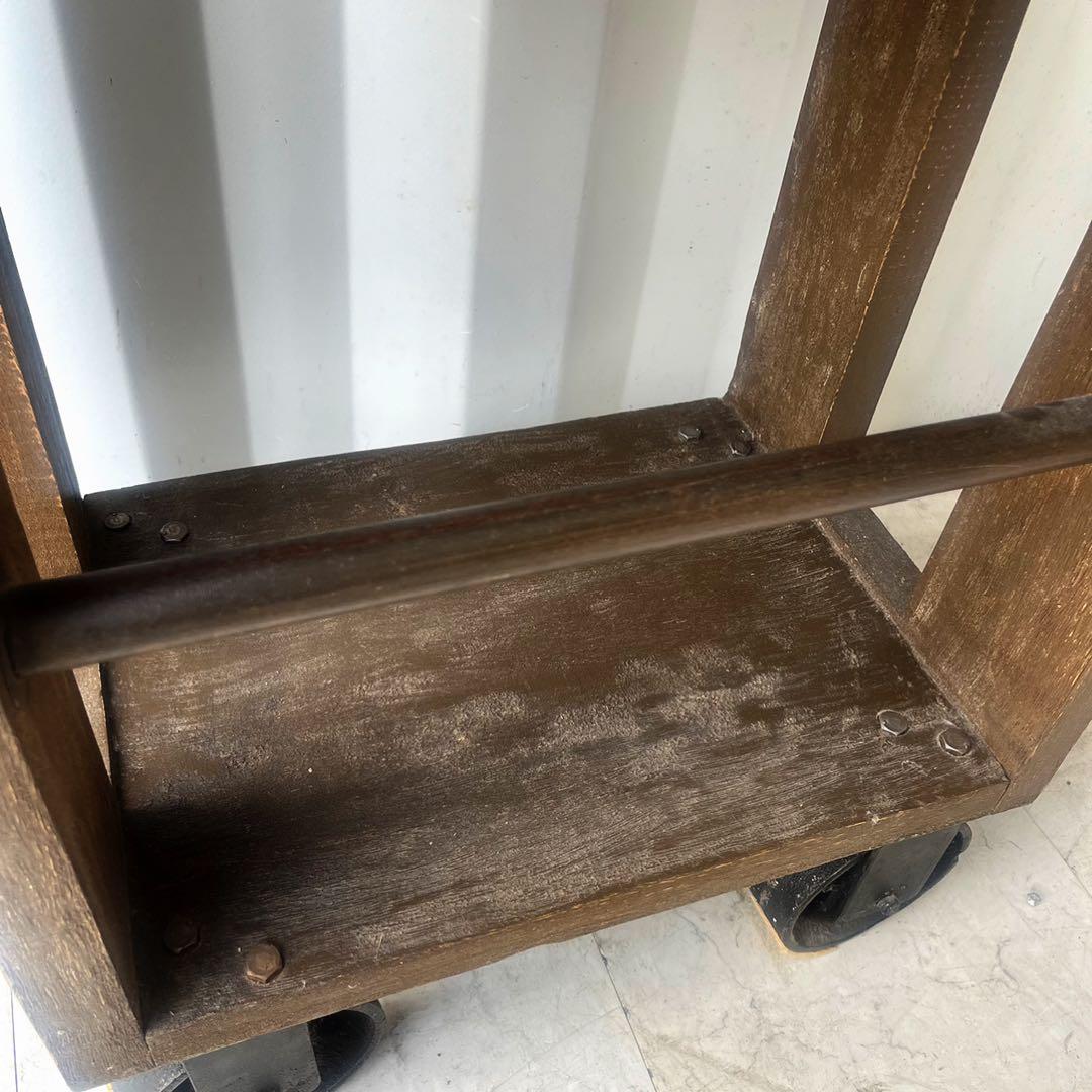 取付無料！関家具 クラッシュゲート 車輪付き四段オープンラック