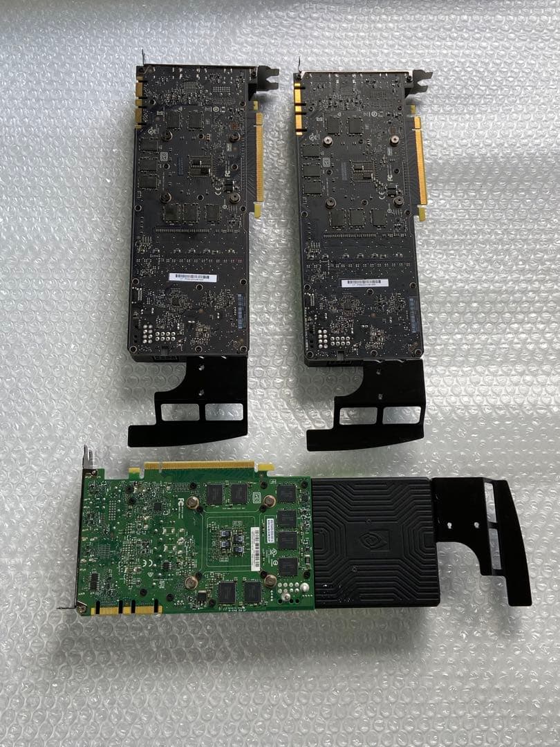 グラボ nVIDIA QUADRO P5000/2個 M5000/1個 ジャンク