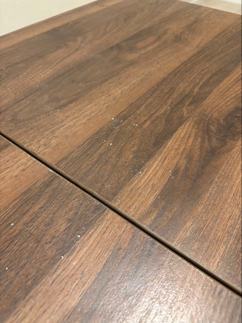 リフトアップ式センターテーブル ダークブラウン　ニトリ　収納付き　ローテーブル