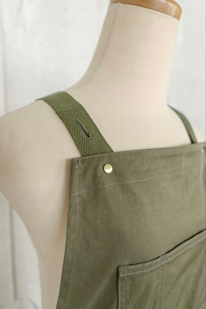 POCKETS エプロンkhaki (nylon chino)