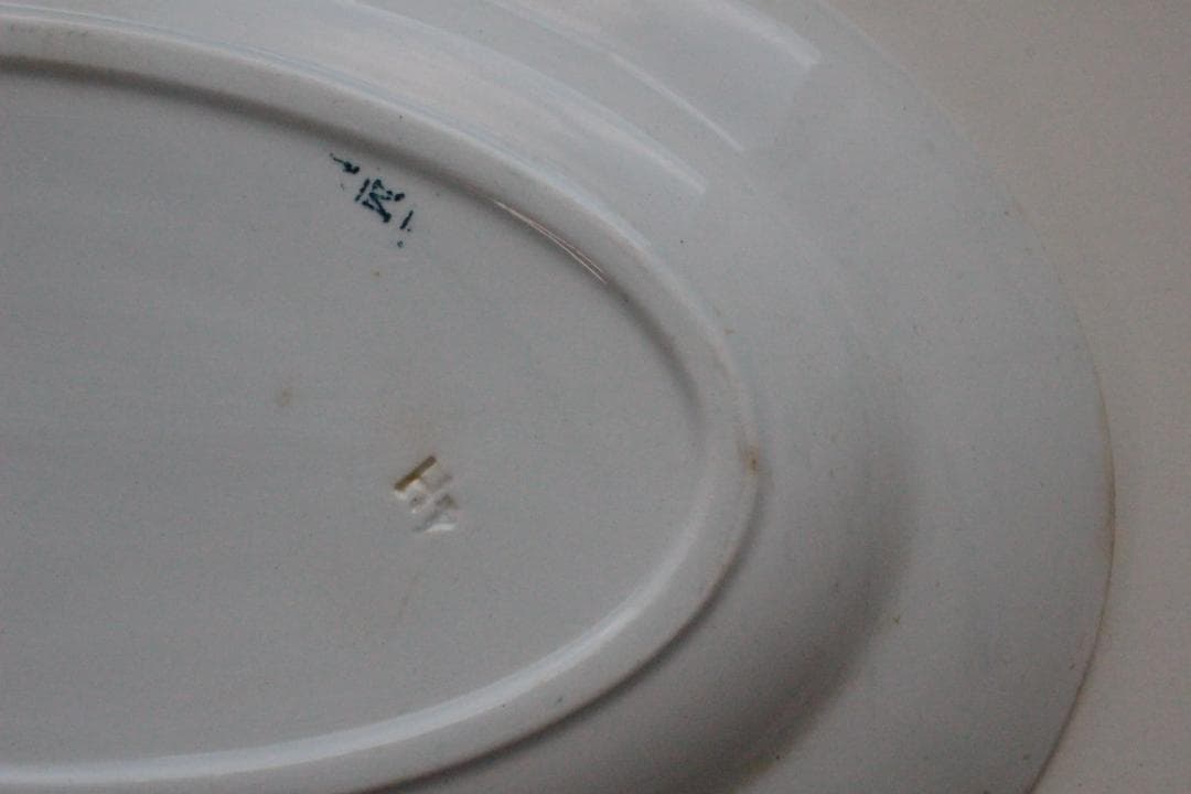 フランスアンティーク/サルグミンヌELVIRE・オーバルプレート