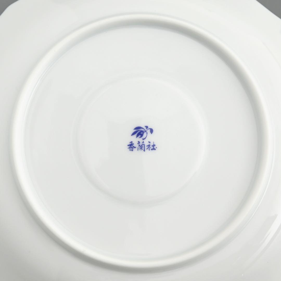 新品✨香蘭社 オーキッドレース　碗皿揃 ５客　1005-HC カップ＆ソーサー