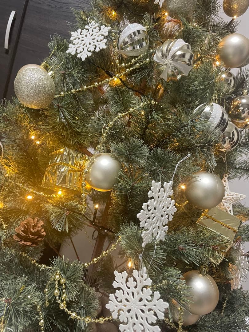 ライト付き クリスマスツリー 約150cm