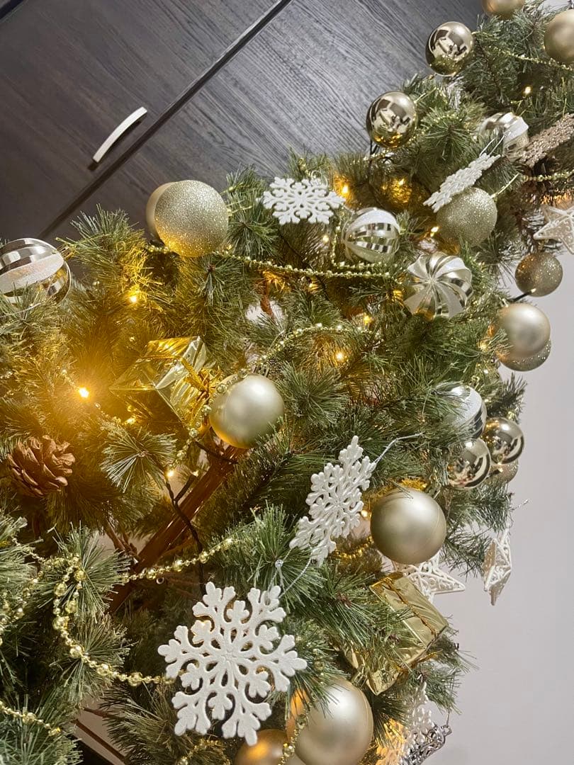 ライト付き クリスマスツリー 約150cm