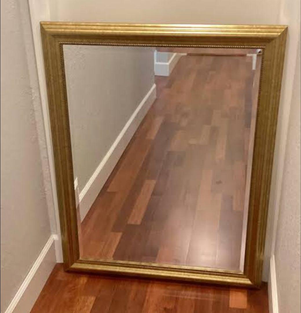 IKEAアンティークミラー　姿見（鏡/姿見）LEVANGER （廃盤）