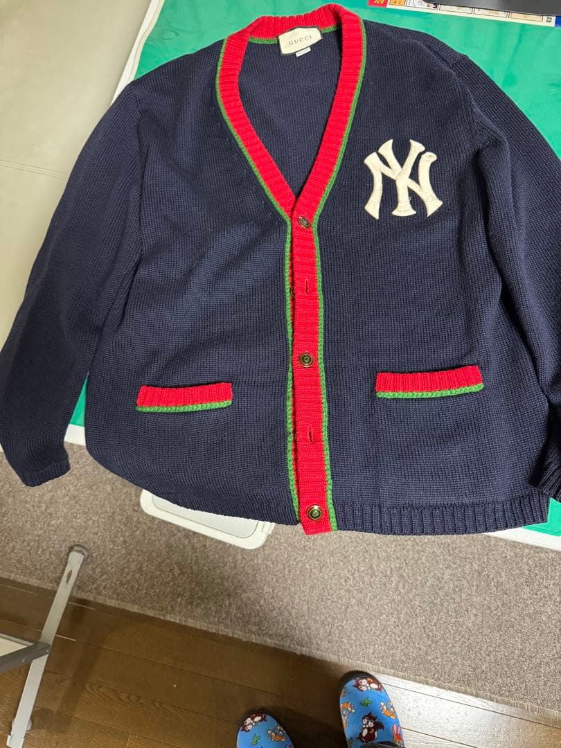 タカ GUCCI ニューヨーク・ヤンキース カーディガン　ガーメント付き
