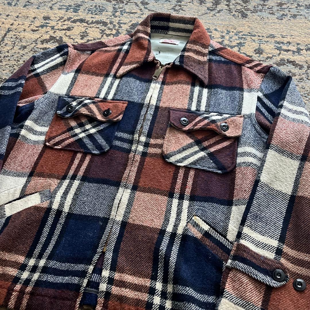 60s fire brother ウール シャツ ジャケット cpo 50s