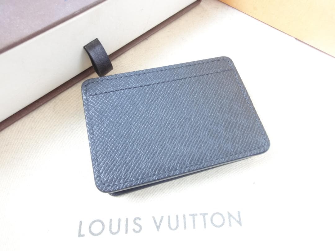 超美品☆超希少☆ヴィトン【タイガ】新型ケース【レザー パース】A54