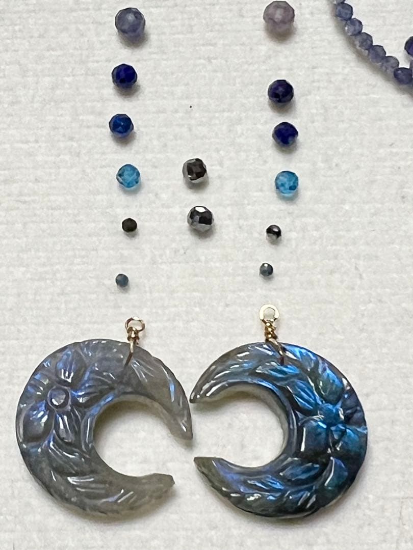 Kaya❤️ヘリコニアリーフ、ムーンカービング　14kgfチャーム