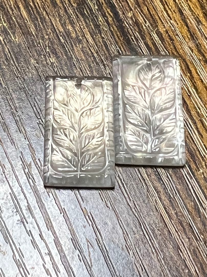 Kaya❤️ヘリコニアリーフ、ムーンカービング　14kgfチャーム