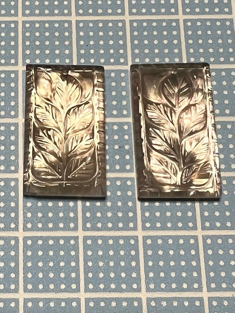 Kaya❤️ヘリコニアリーフ、ムーンカービング　14kgfチャーム