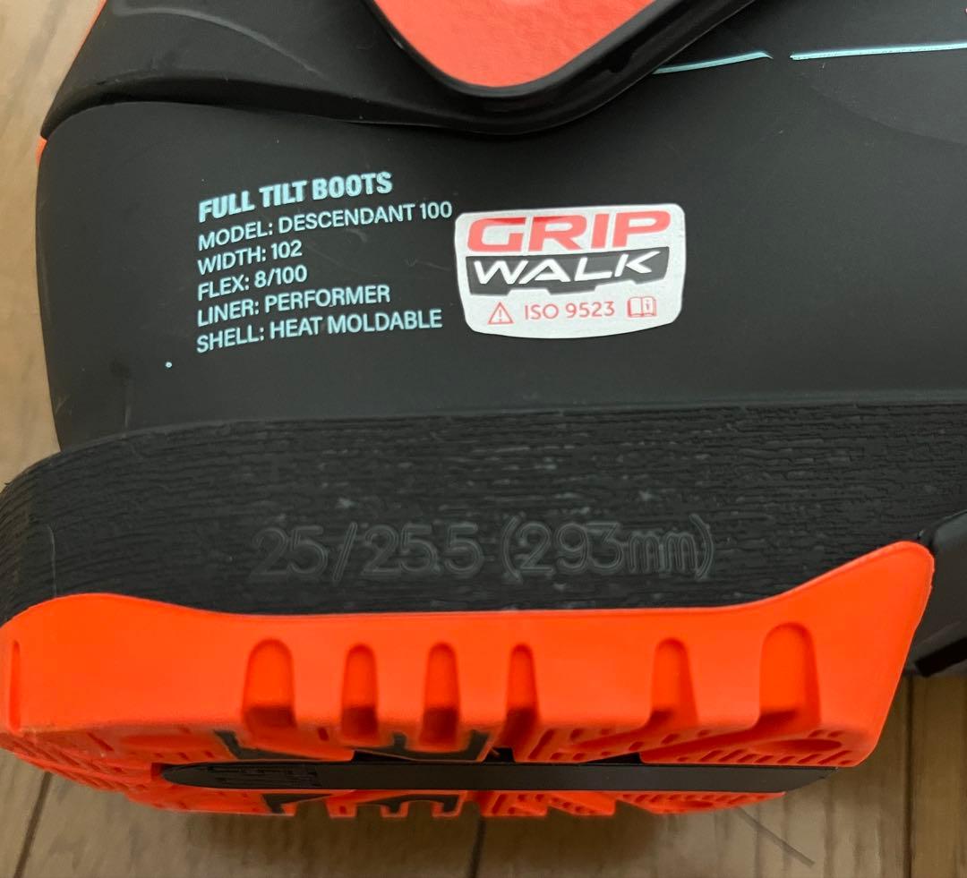 【美品】FT DESCENDANT 100 スキーブーツ25.5cm