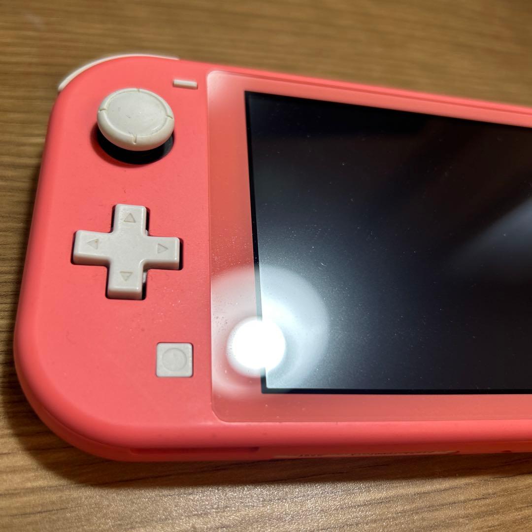 【充電器なし】Nintendo Switch Lite コーラル 動作品