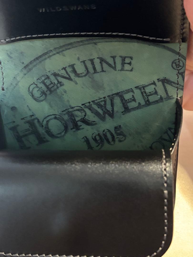 WILDSWANS CASA カーサ コードバン×型押しサドル インテンスブルー