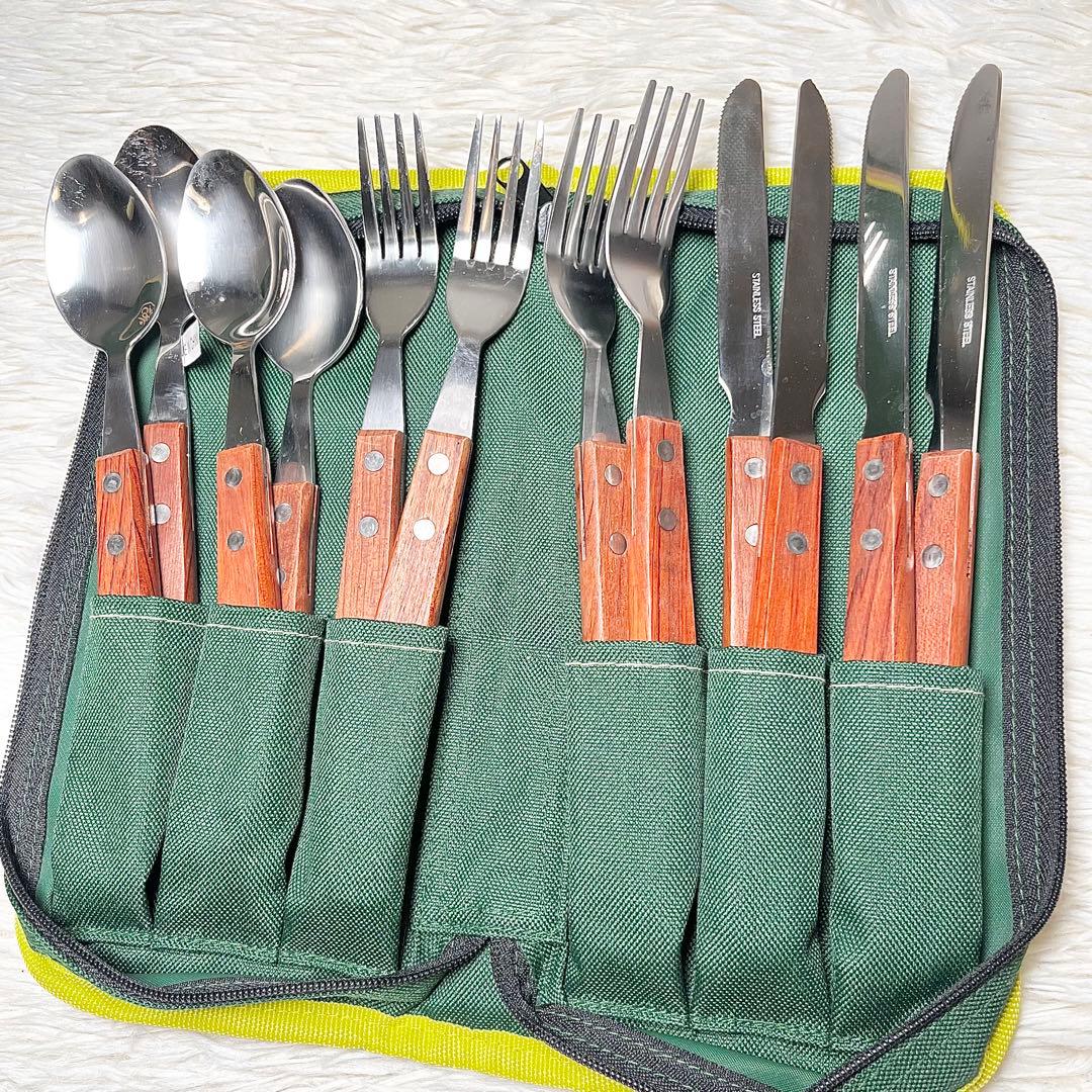 【Coleman】キャンプ食器＆調理器具フルセット ドライネット付き