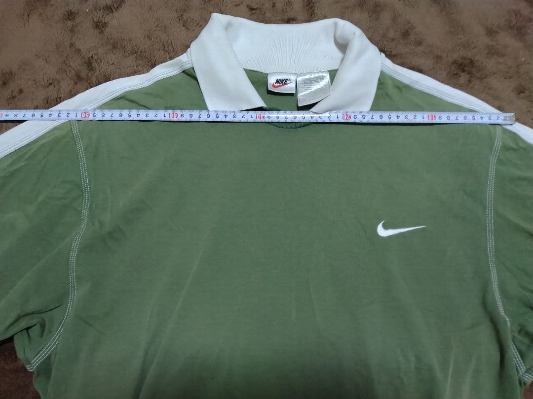 ナイキ アンドレ・アガシDri-FIT ビンテージポロシャツ オリーブグリーン