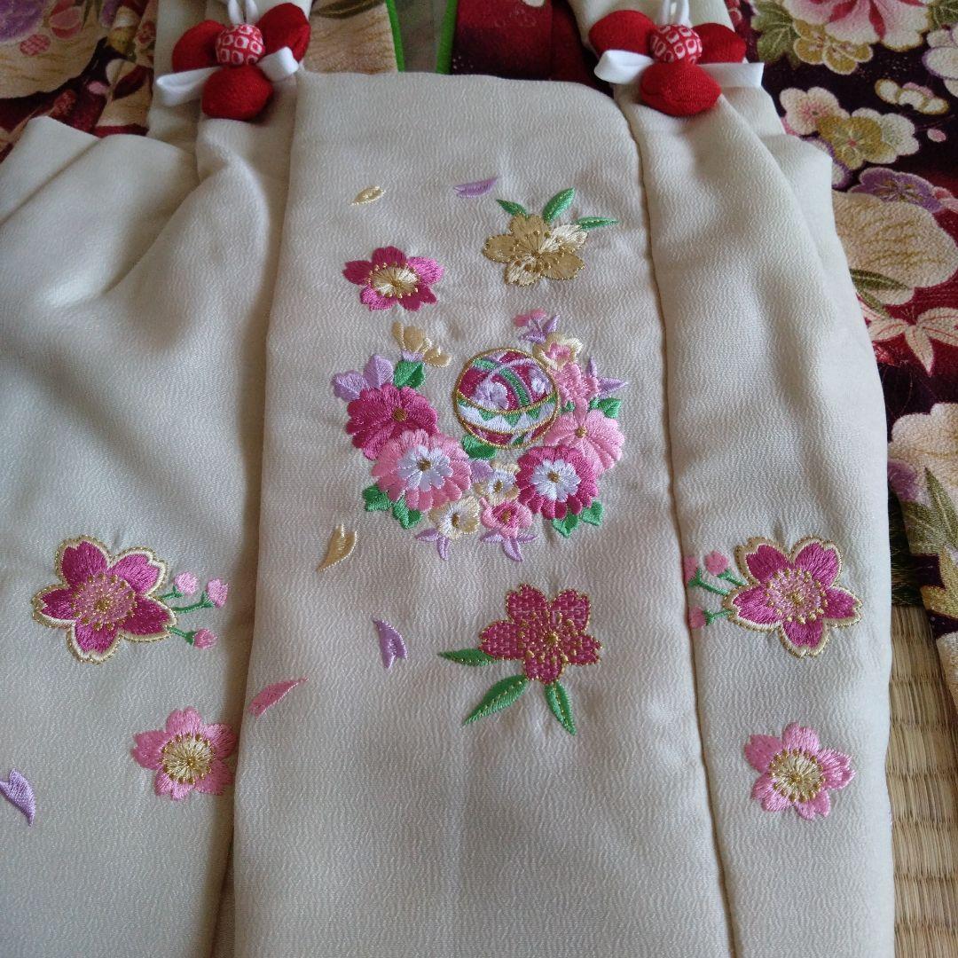 七五三　３歳　被布セット　女の子　未使用品有☆刺繍半衿付き半襦袢・草履シューズ付