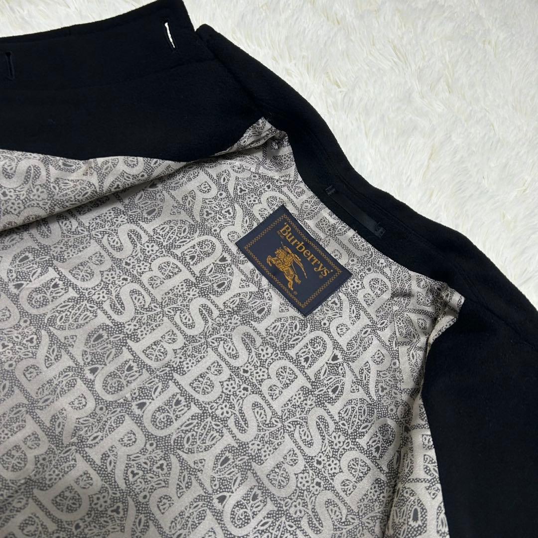 【極美品/M】バーバリー チェスターコート アウター カシミヤ70% Aライン