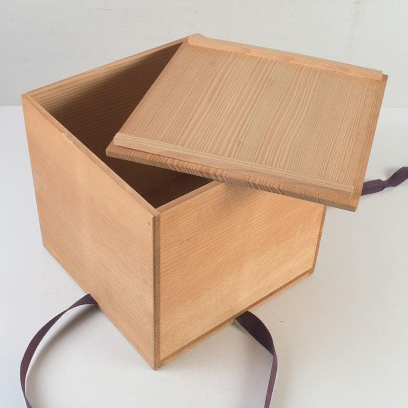 茶道具　釜師　菊池政光作　松文　阿弥陀釜　共箱　V　9904A