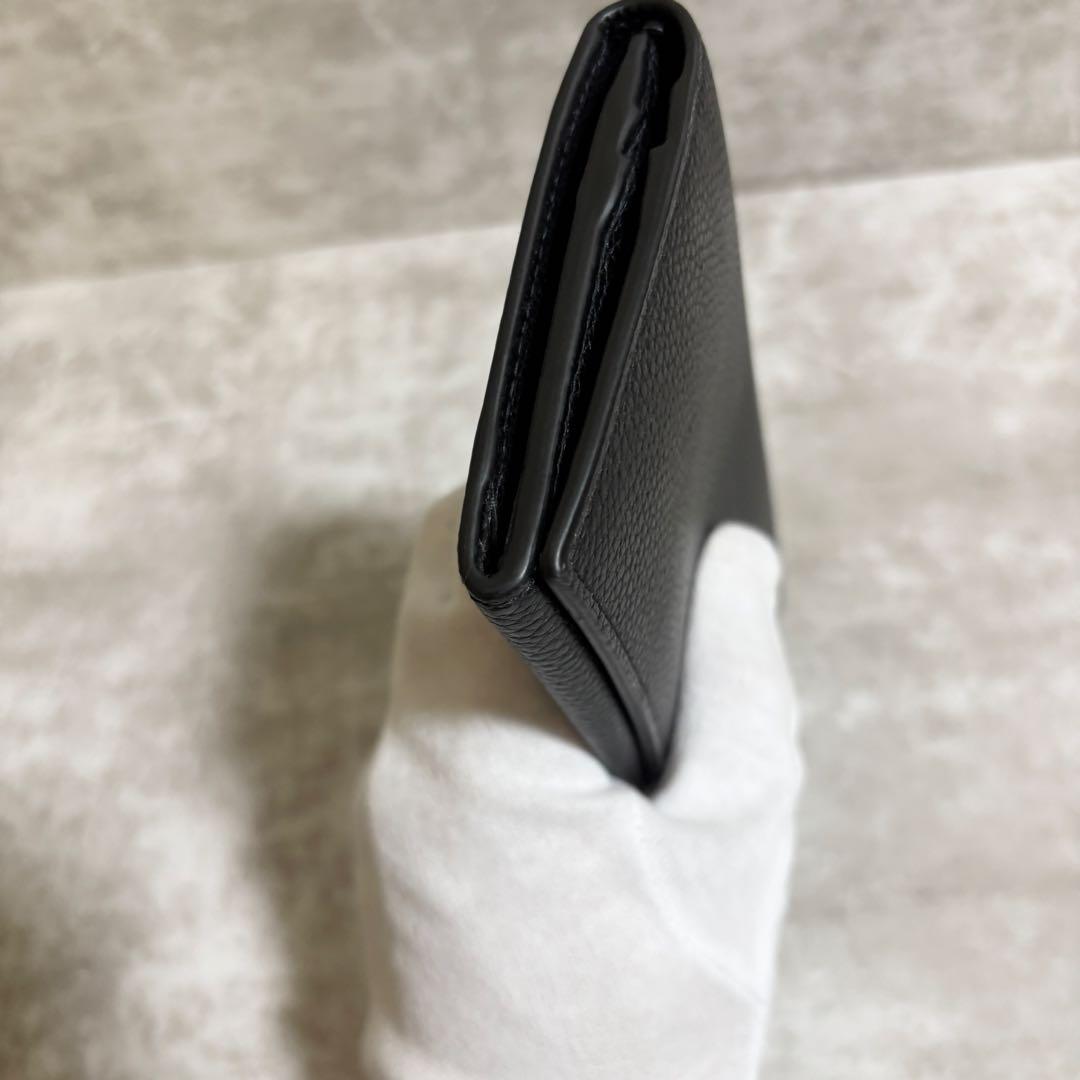 H297 美品✨Dunhill ダンヒル　長財布　レザー　ブラック　箱付き