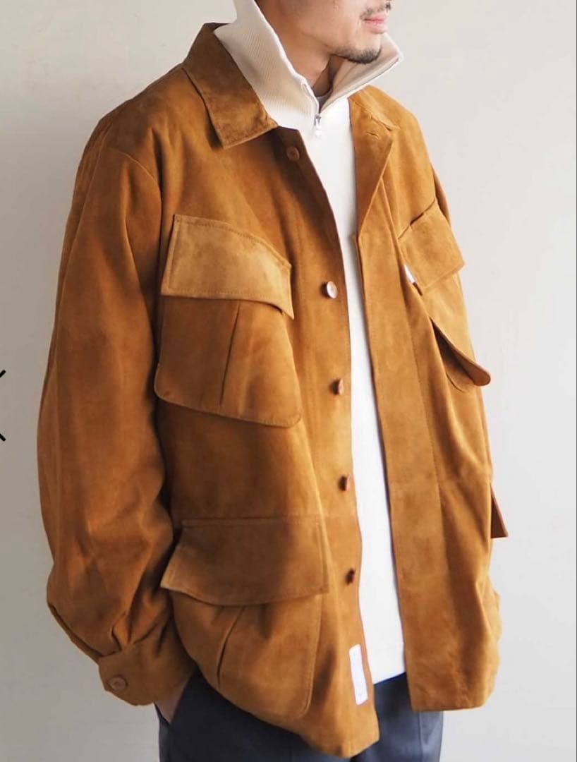 SH エスエイチ FATIGUE SHIRT ファティーグシャツ シープスエード