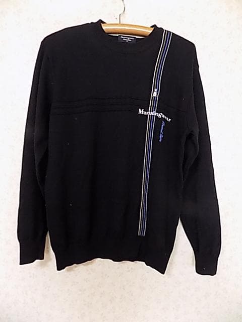 68634　マンシングウエア　セーター　黒　M