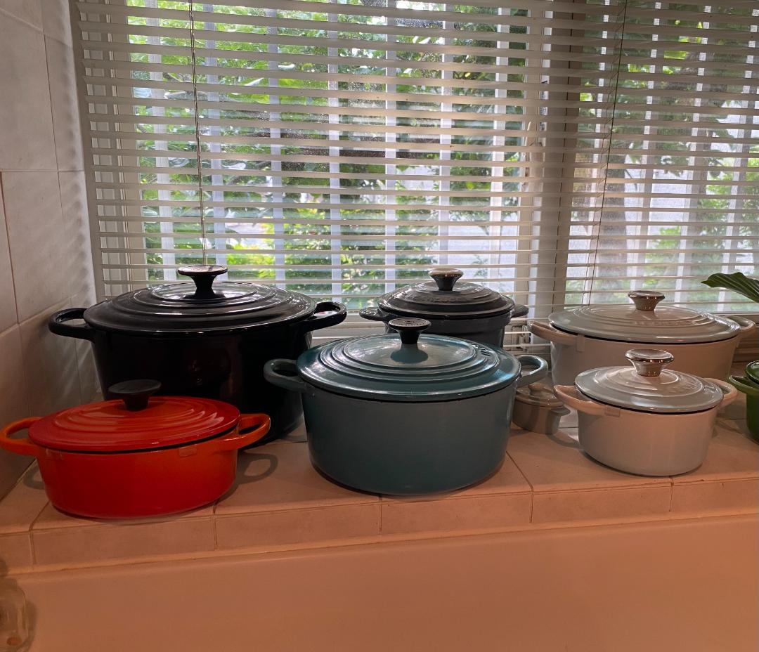 LE CREUSET 　プレート フルール　 20cm ハニー