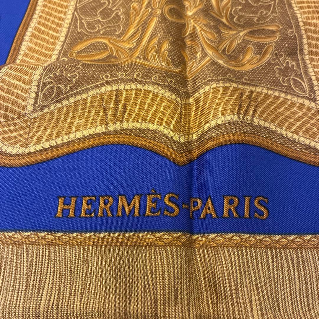 エルメススカーフ　カレ90 サーベル飾袋　タグ付き