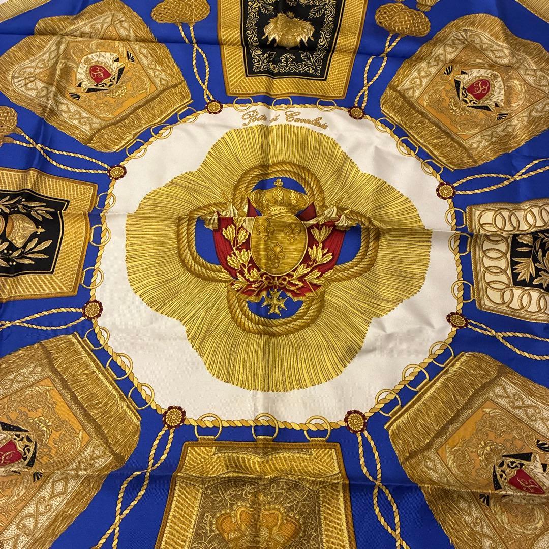 エルメススカーフ　カレ90 サーベル飾袋　タグ付き