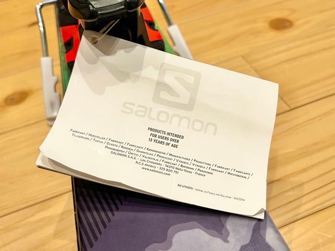 【新品未使用】サロモン Q90 MNC スキー板&ビンディング　2点セット