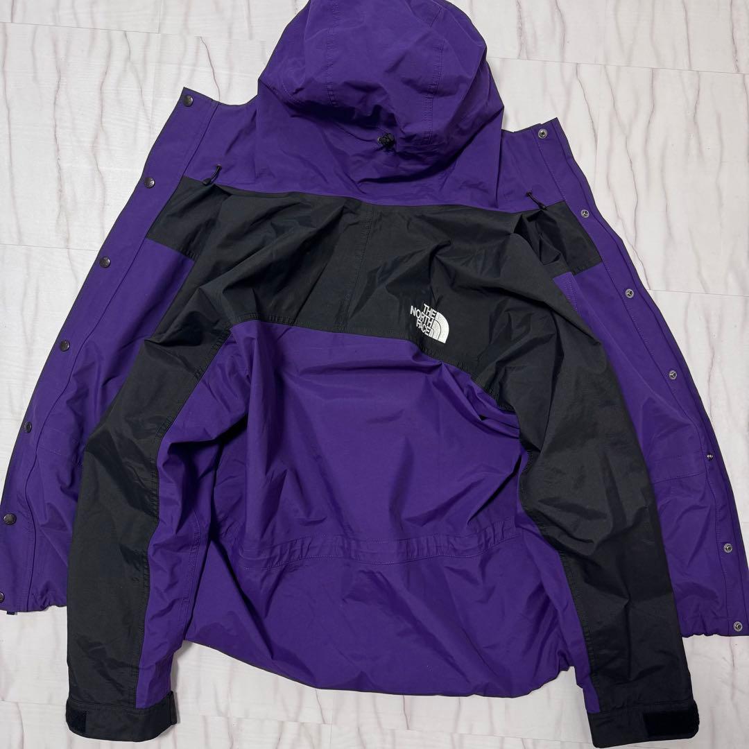 美品✨希少色L ノースフェイス マウンテンライトジャケット パーカー パープル