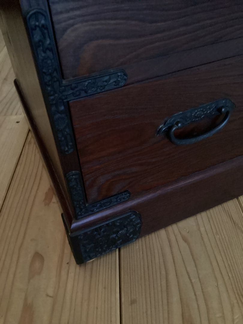 時代箪笥　民芸箪笥　装飾金具箪笥　整理箪笥