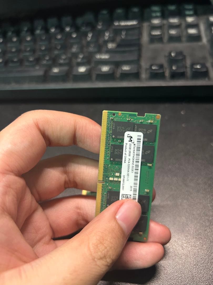 Micron DDR4 2x32GB メモリ 3200MHz ノート
