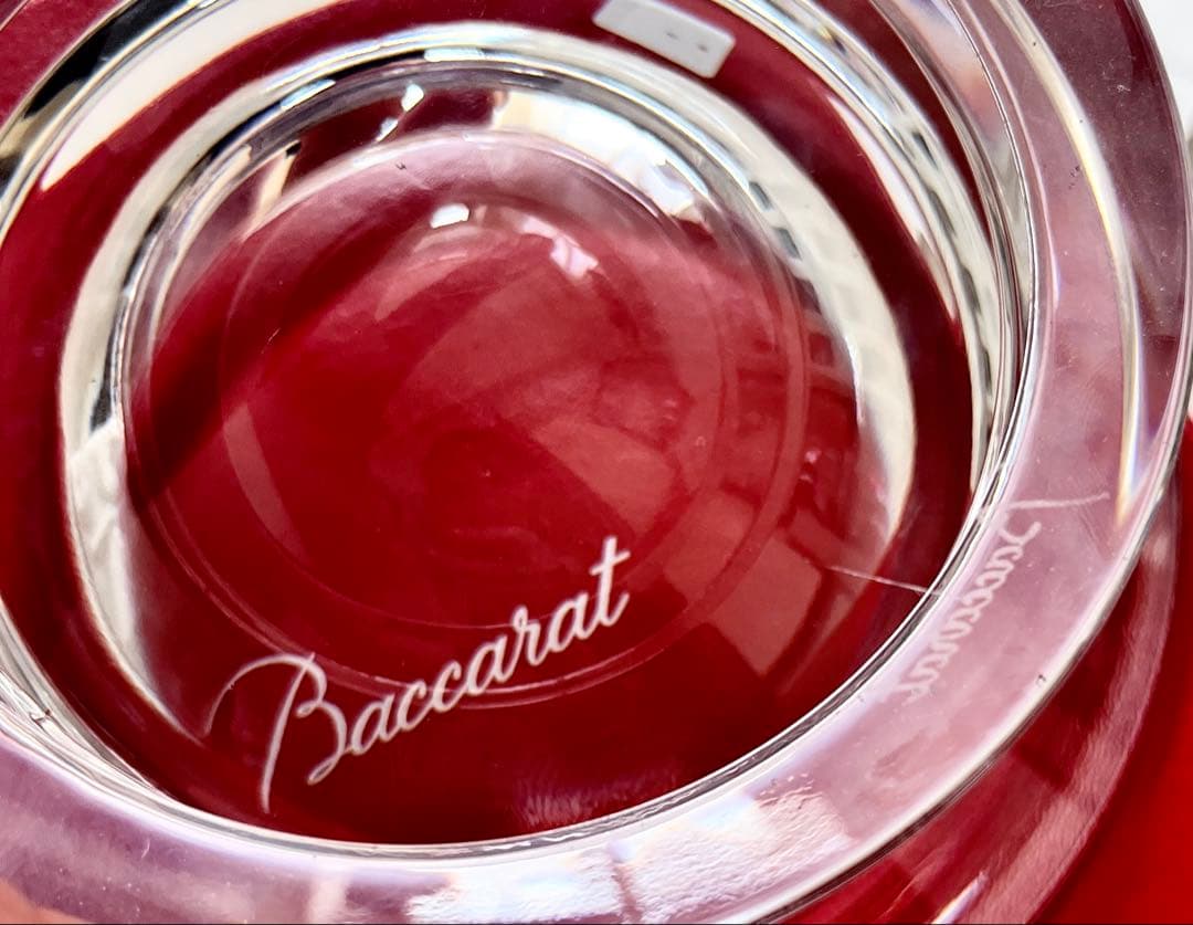 Baccrat バカラ アッシュトレイ ベガ クリスタルガラス 未使用