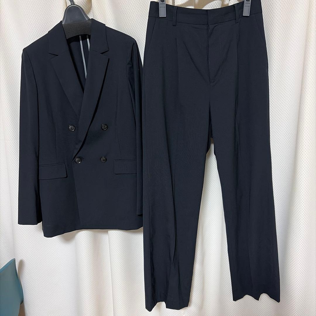 美品　greenlabelrelaxingカチリラダブルジャケット&パンツセット