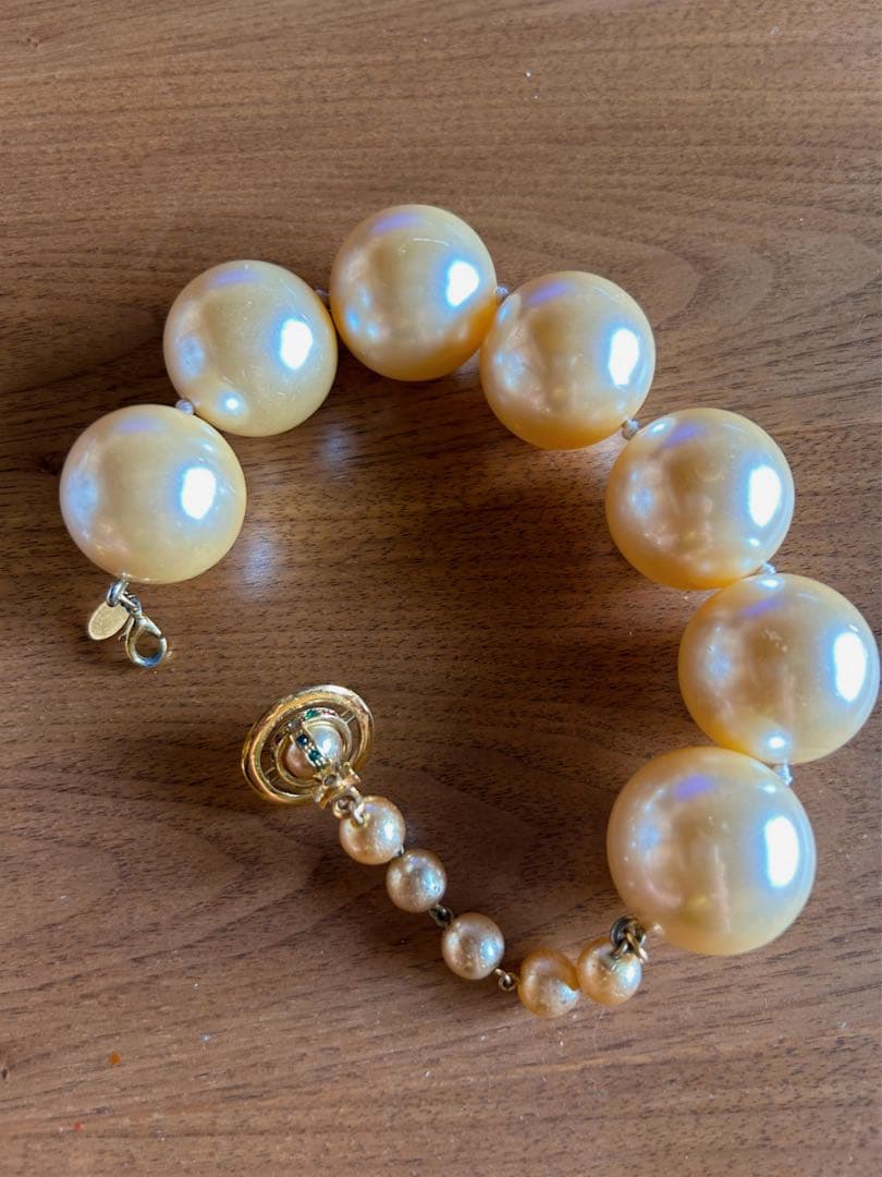 レア⭐︎Vivienne WestwoodジャイアントパールブレスレットNANA