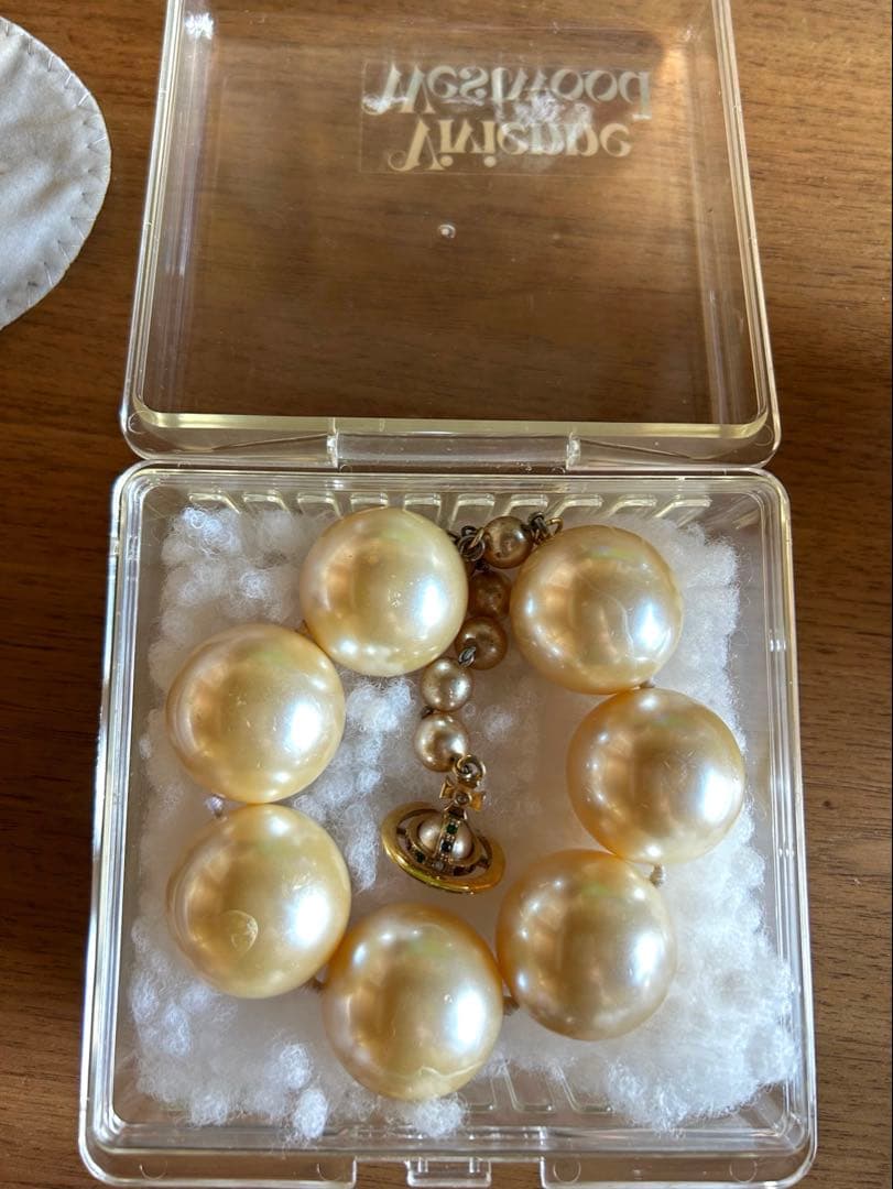 レア⭐︎Vivienne WestwoodジャイアントパールブレスレットNANA