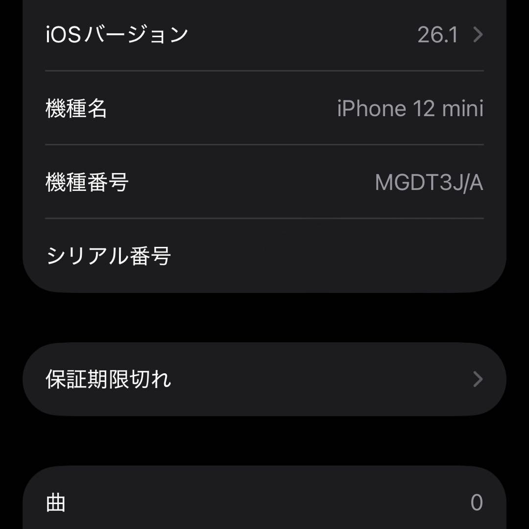 iPhone12mini 256GB ケース装着済み