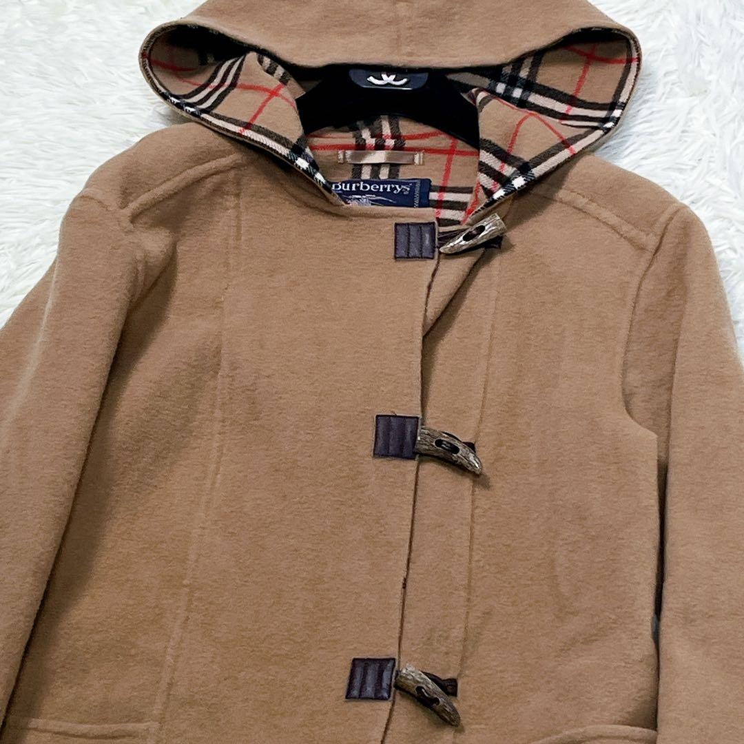【希少】BURBERRY　バーバリー　ダッフルコート　カシミヤ　ノバチェック