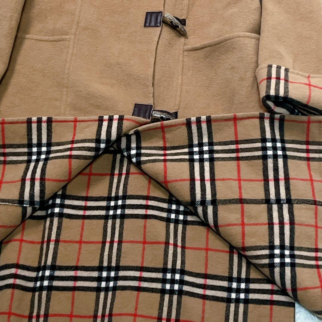 【希少】BURBERRY　バーバリー　ダッフルコート　カシミヤ　ノバチェック
