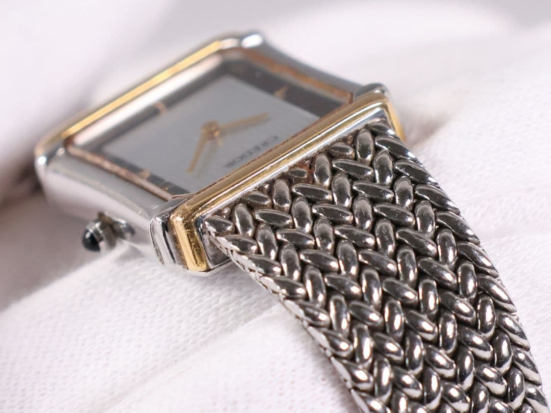 稼働品 セイコー クレドール レディース腕時計 8420-6690【CM369】