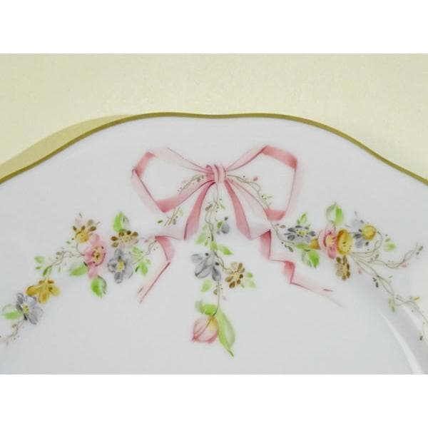 新品ヘレンド エデン ローズドラジェ デザートプレート19cm